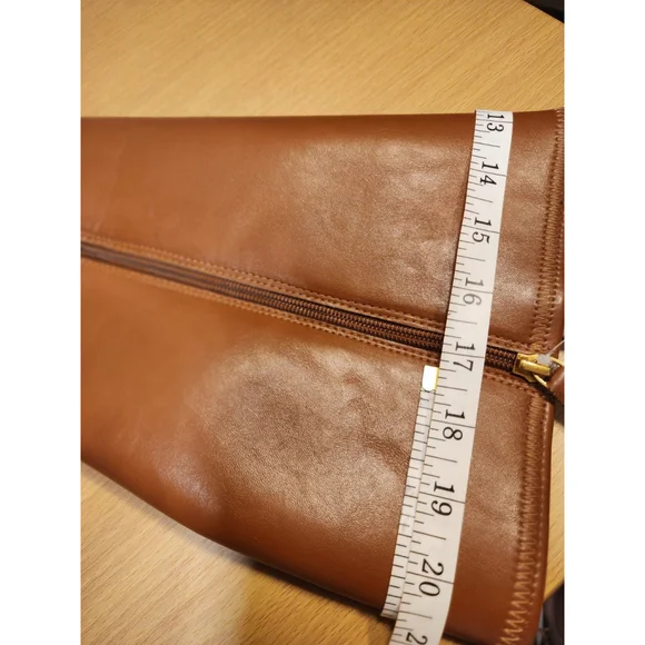 Franco Sarto Classic Ridding Knee High Boots SZ 7 M WIDE CALF Cognac Brown - Picture 12 of 14